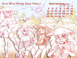 September VC Chix Calendar