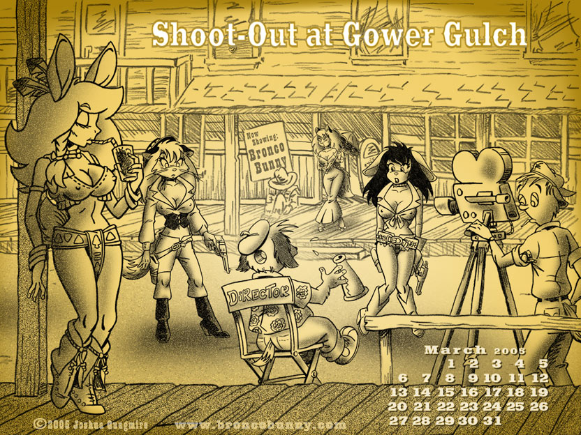 Gower Gulch - March Calendar