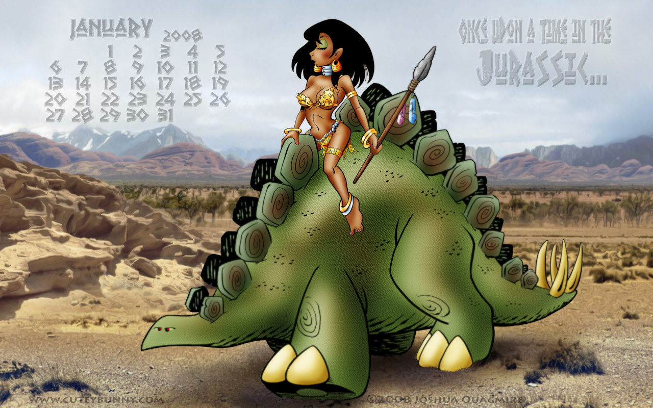 Jurassic Chic Calendar Pix
