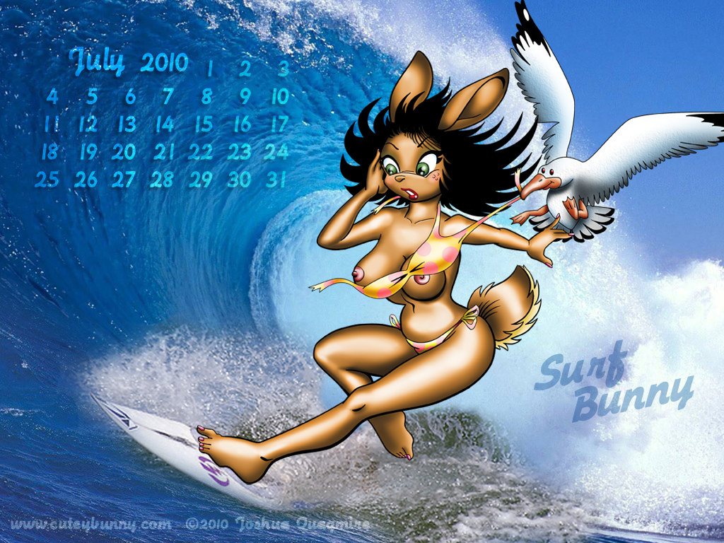Surf Bunny Calendar