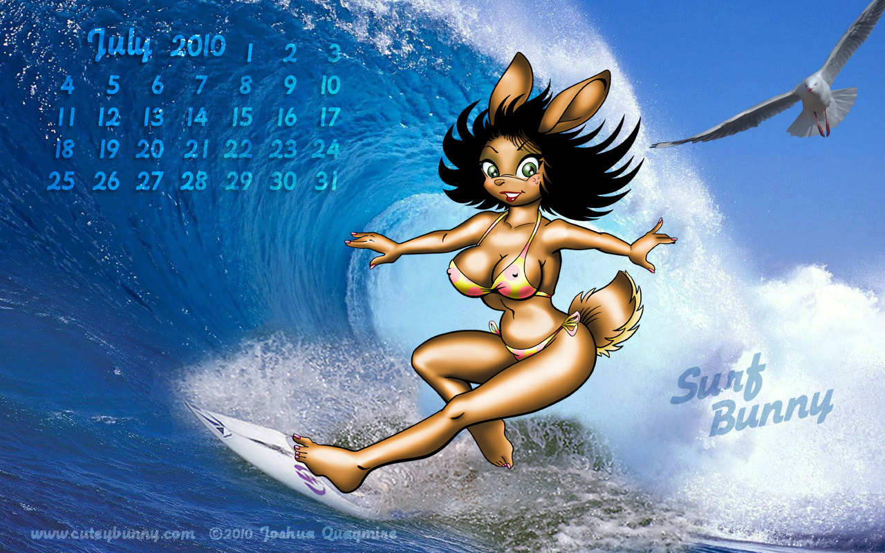 Surf Bunny Calendar