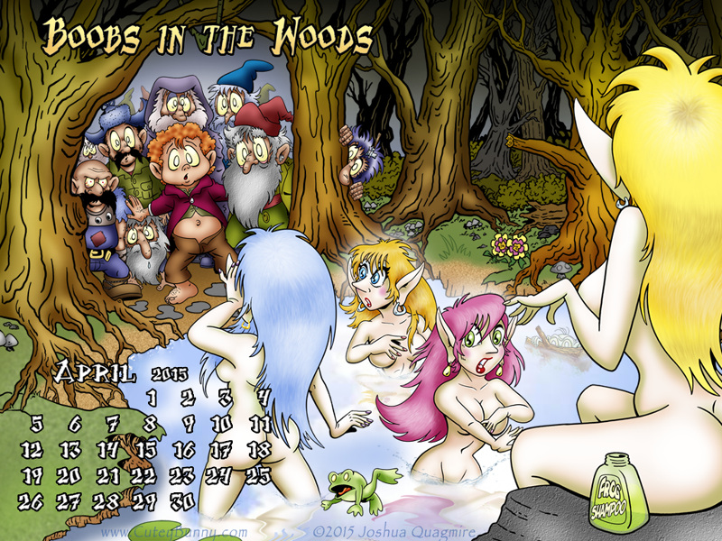 Boobs in the Woods Calendar