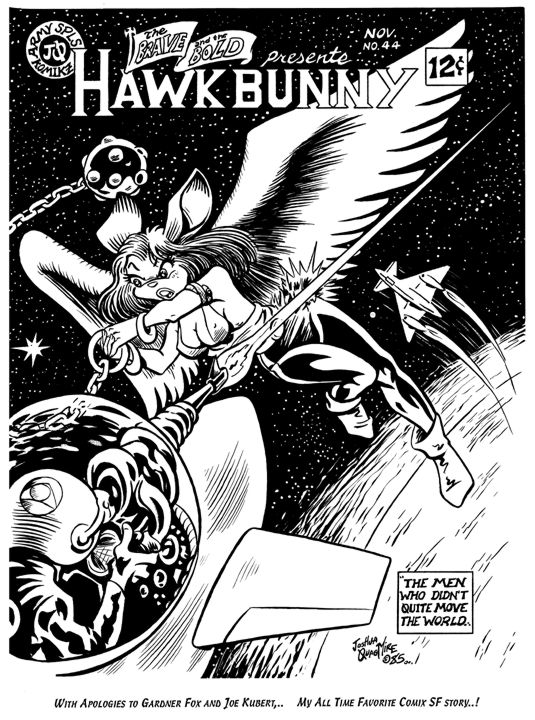 HawkBunny Flies Again - Black & White Pix