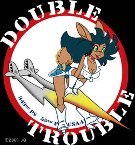 Double Trouble Nose Art